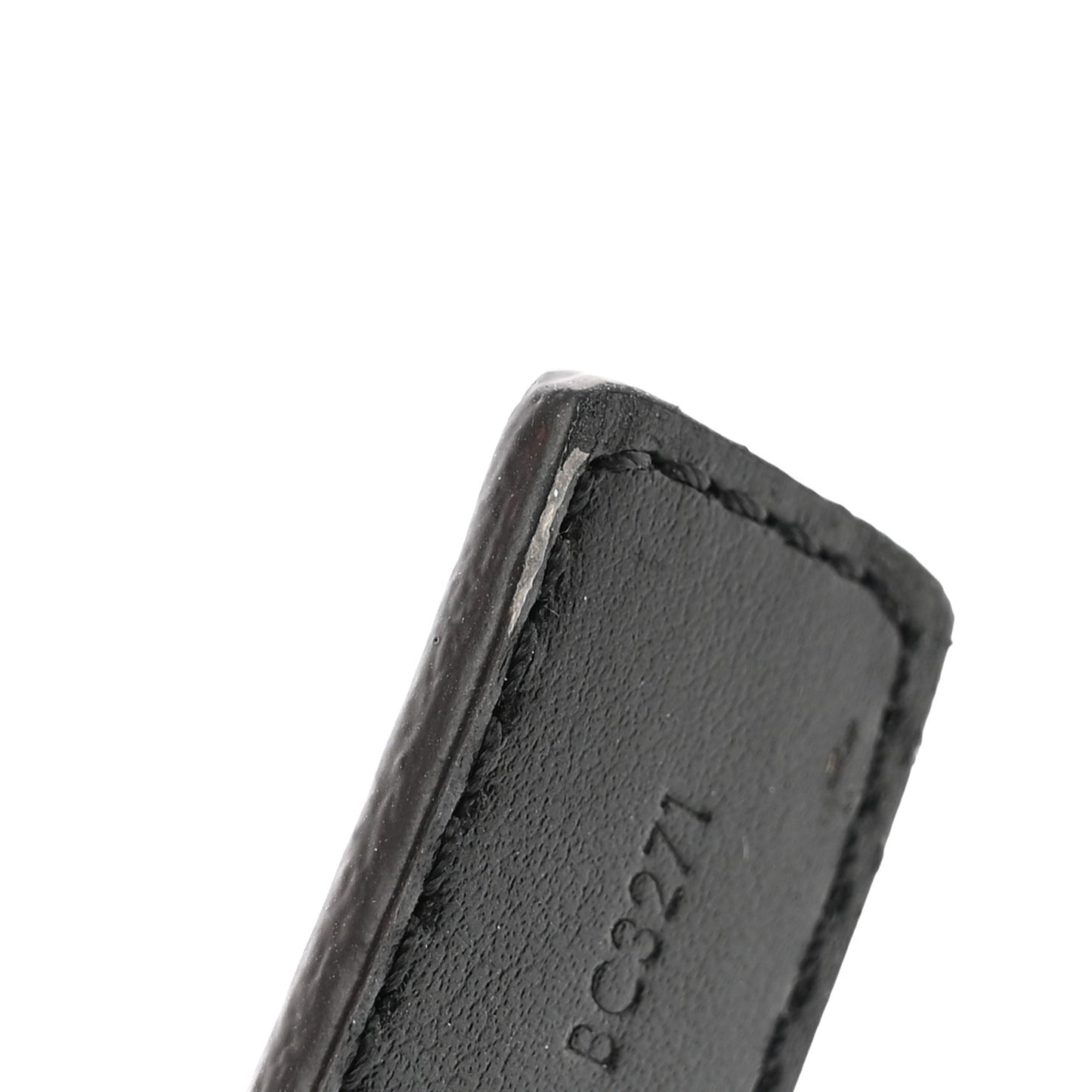 LOUIS VUITTON Mini Damier Ebene 25mm LV Initiales Belt 80 32