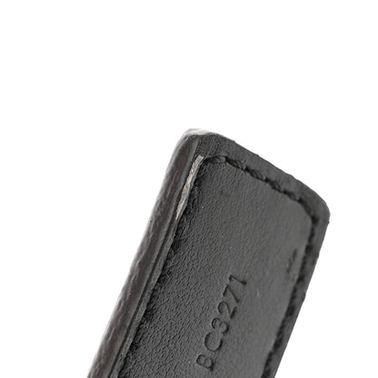 Louis Vuitton LOUIS VUITTON Mini Damier Ebene 25mm LV Initiales Belt 80 32 6 of 7