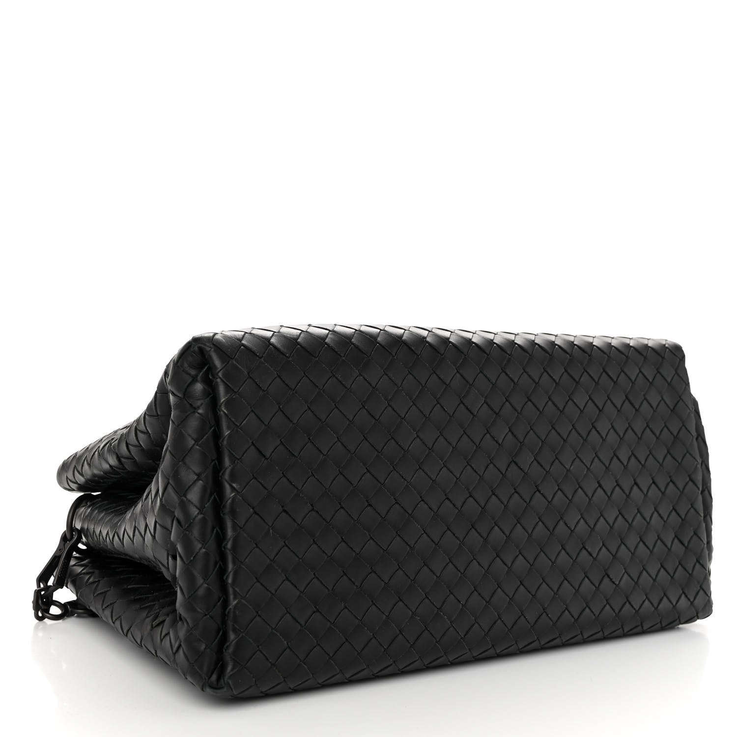 Bottega Veneta Nappa Intrecciato Small Roma Tote Black 4 of 11