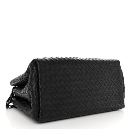 Bottega Veneta Nappa Intrecciato Small Roma Tote Black 4 of 11
