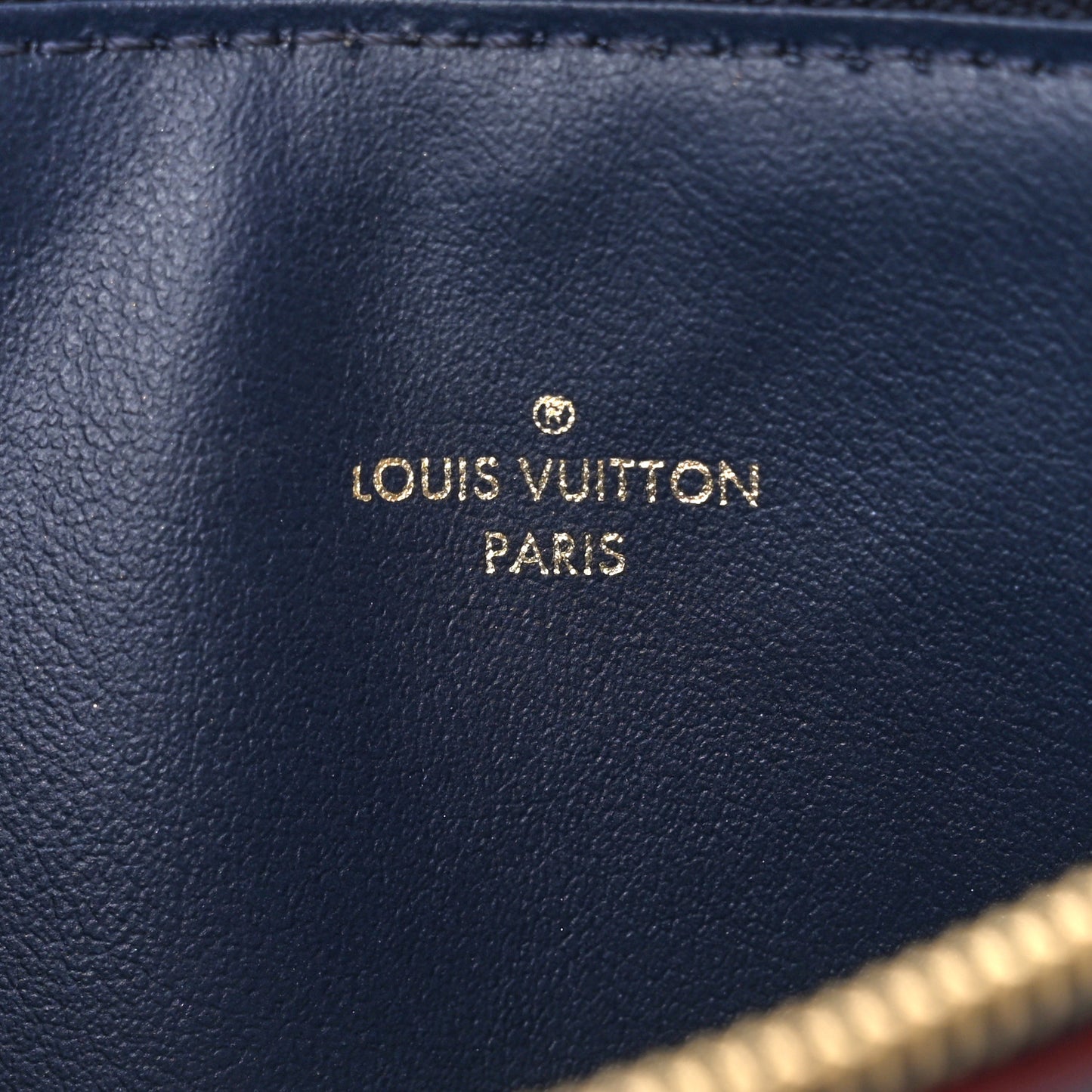 Empreinte Pochette Felicie Chain Wallet Marine Rouge