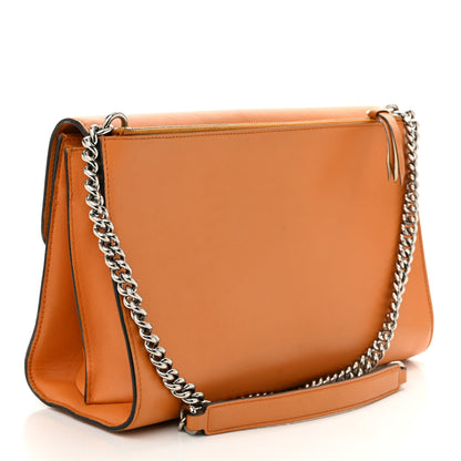 Gucci Moon Calfskin Medium Interlocking Shoulder Bag  Curcuma 3 of 10