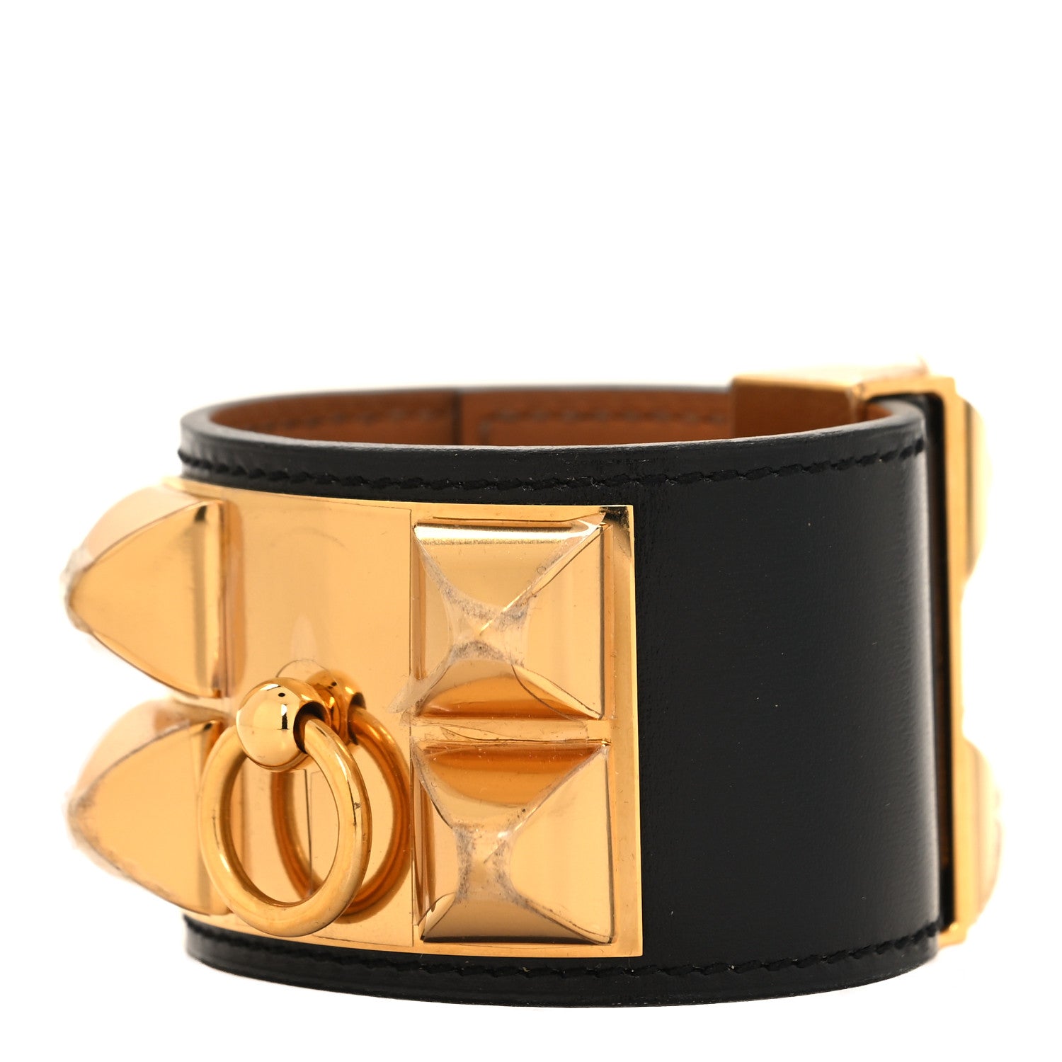 Hermes Box Collier de Chien CDC Bracelet T1 Black 1 of 6