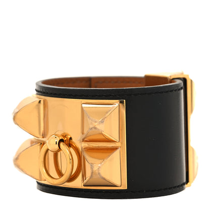 Hermes Box Collier de Chien CDC Bracelet T1 Black 1 of 6