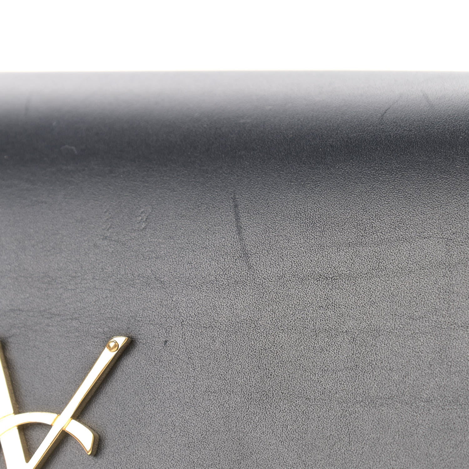 Saint Laurent Smooth Calfskin Medium Classic Monogram Kate Tassel Satchel Black 12 of 12