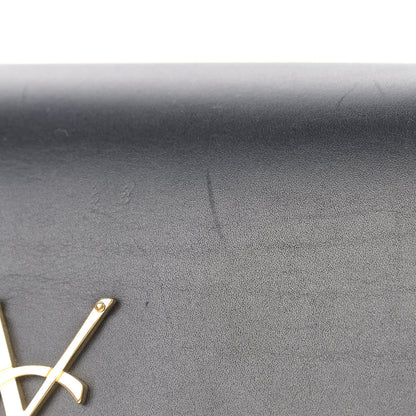 Saint Laurent Smooth Calfskin Medium Classic Monogram Kate Tassel Satchel Black 12 of 12