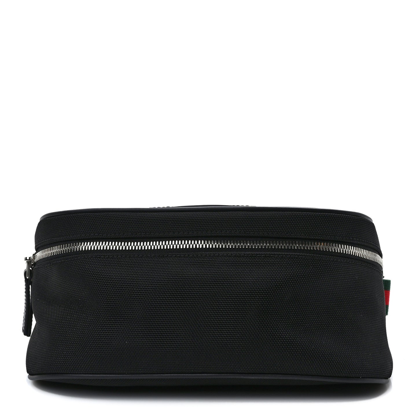 Techno Canvas Web Large Belt Bag Black