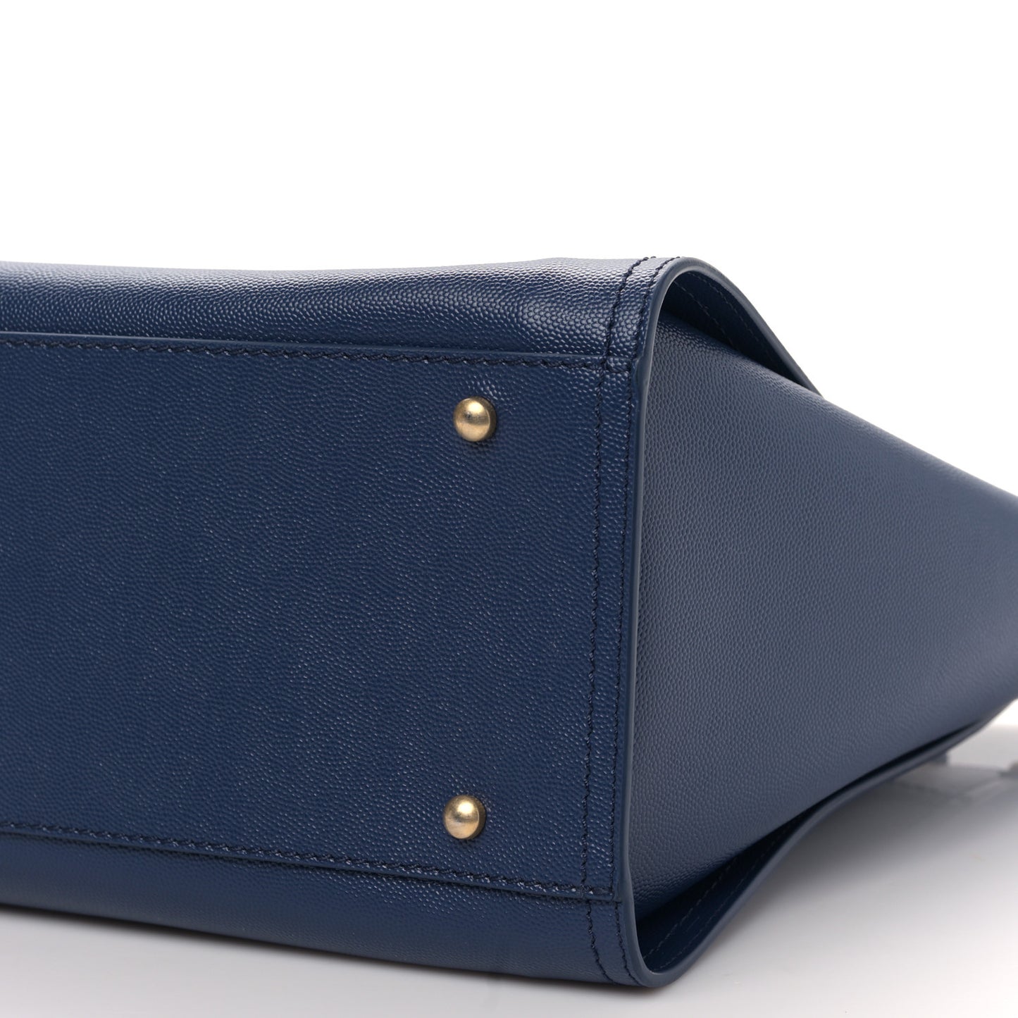 Caviar Small Studded Deauville Tote Navy