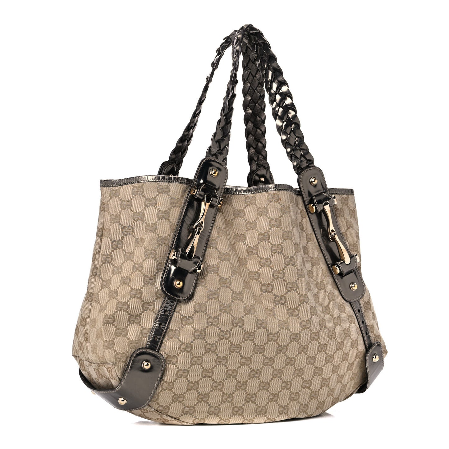 Monogram Medium Pelham Shoulder Bag Grey