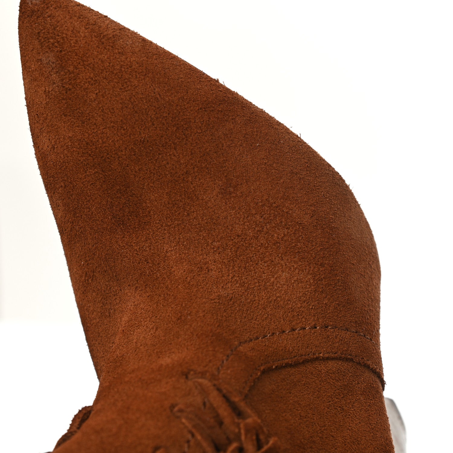 Saint Laurent Suede Twine Soho Niki 105 Thigh High Boots 36 Light Land 9 of 9