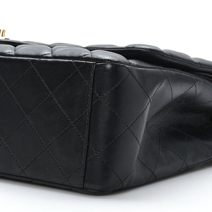 Chanel Lambskin Quilted Maxi Double Flap Black 9 of 9