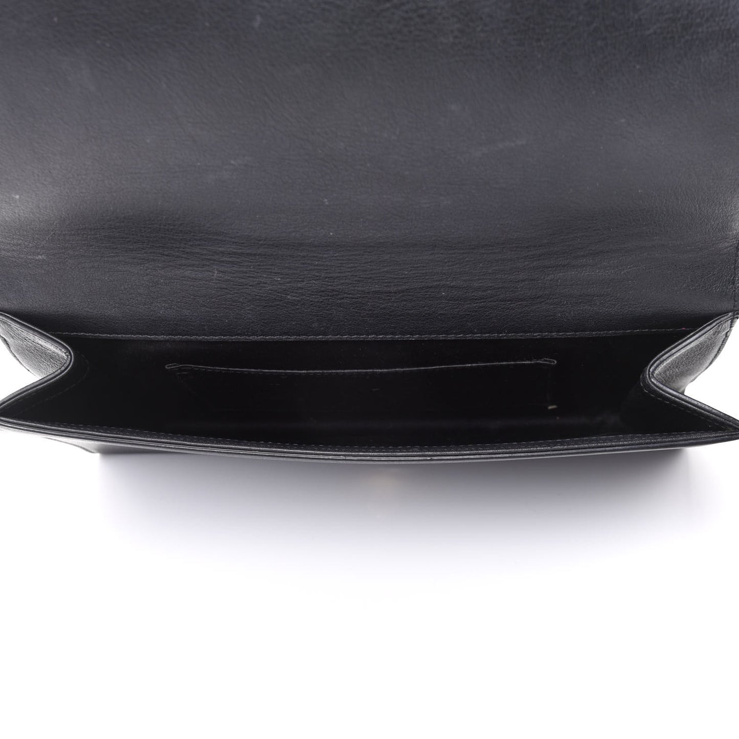 Calfskin Monogram Large Belle De Jour Clutch Black