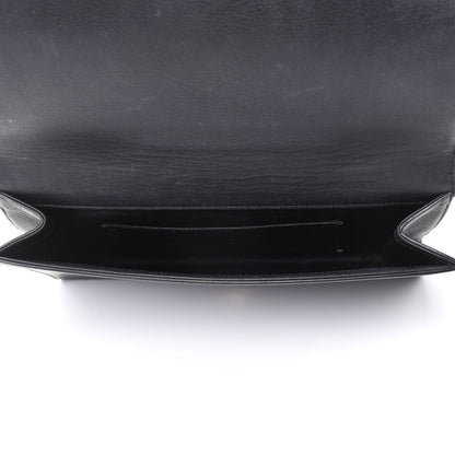 Saint Laurent Calfskin Monogram Large Belle De Jour Clutch Black 7 of 11