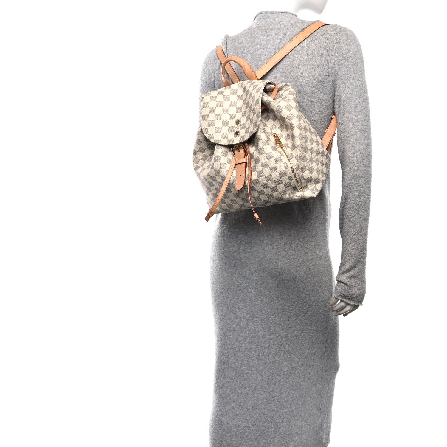 Louis Vuitton Damier Azur Sperone Backpack 2 of 11