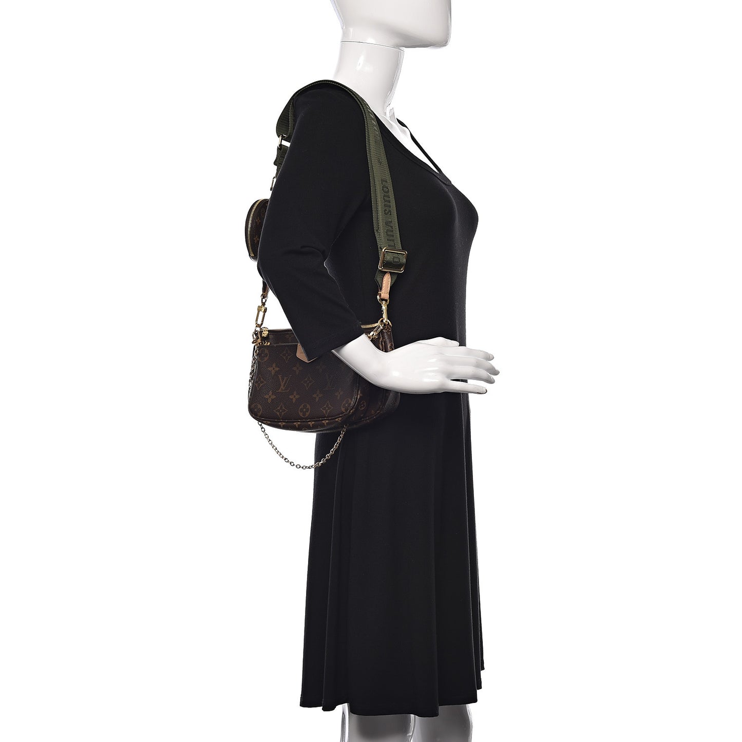 Monogram Multi Pochette Accessories Kaki
