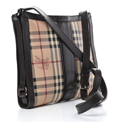 Burberry Haymarket Check Shoulder Bag Chocolate 3 of 15