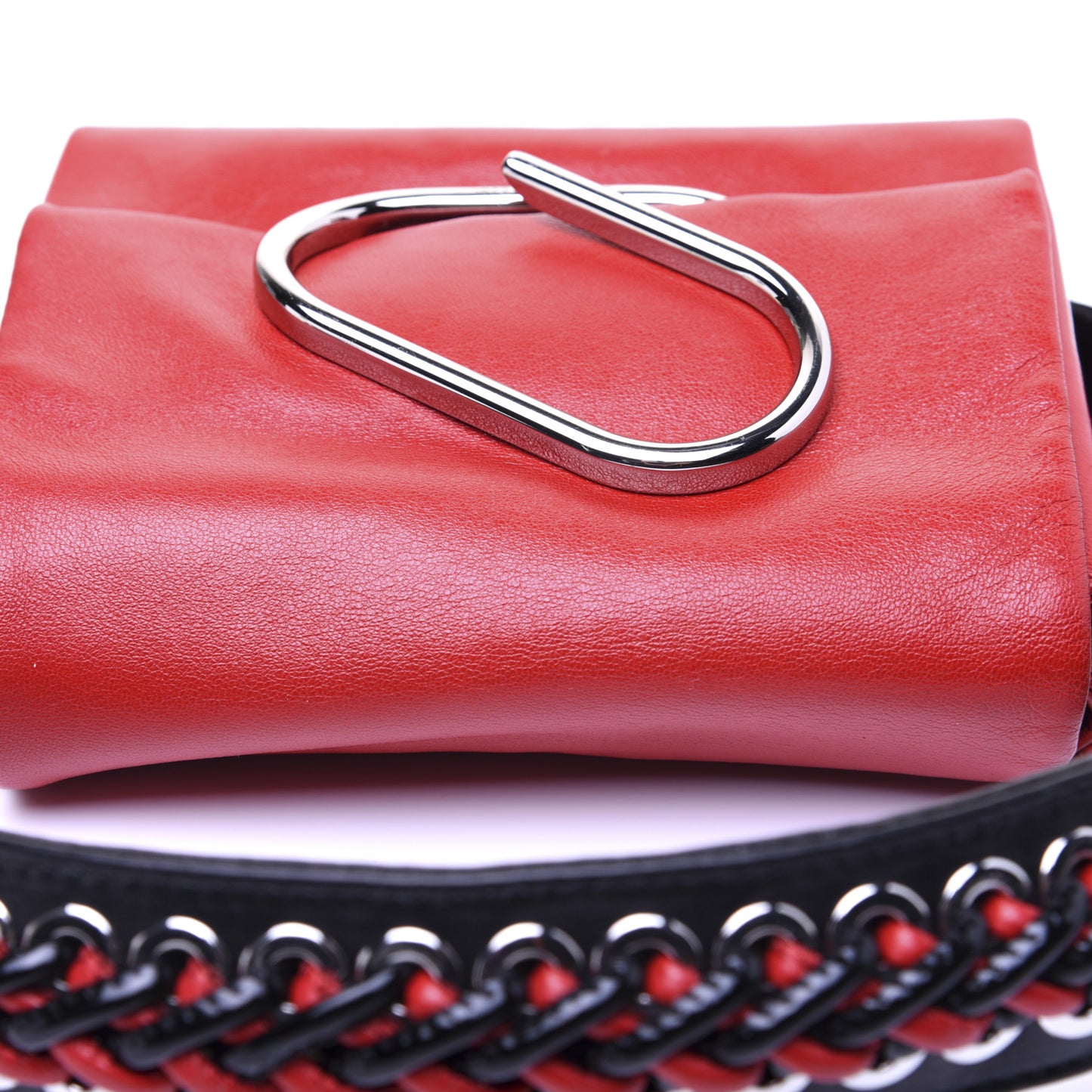 3.1 Lambskin Micro Alix Sport Bag Red
