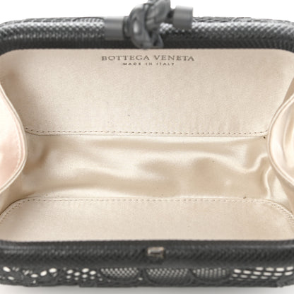 Bottega Veneta Metal Lace Karung Knot Clutch Black 5 of 7