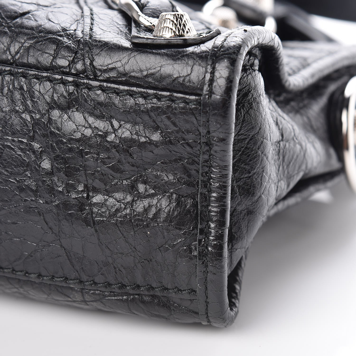 Balenciaga Agneau Giant 12 Silver Hardware Mini City Black 11 of 11