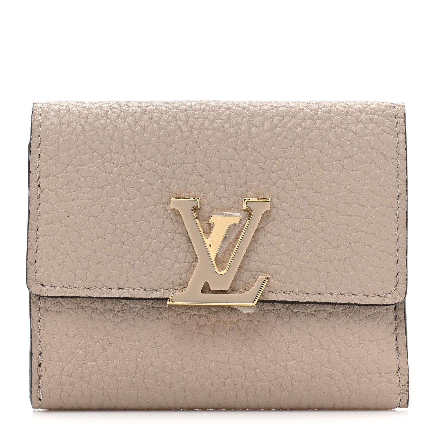 Louis Vuitton Taurillon Capucines XS Wallet Galet 1 of 9