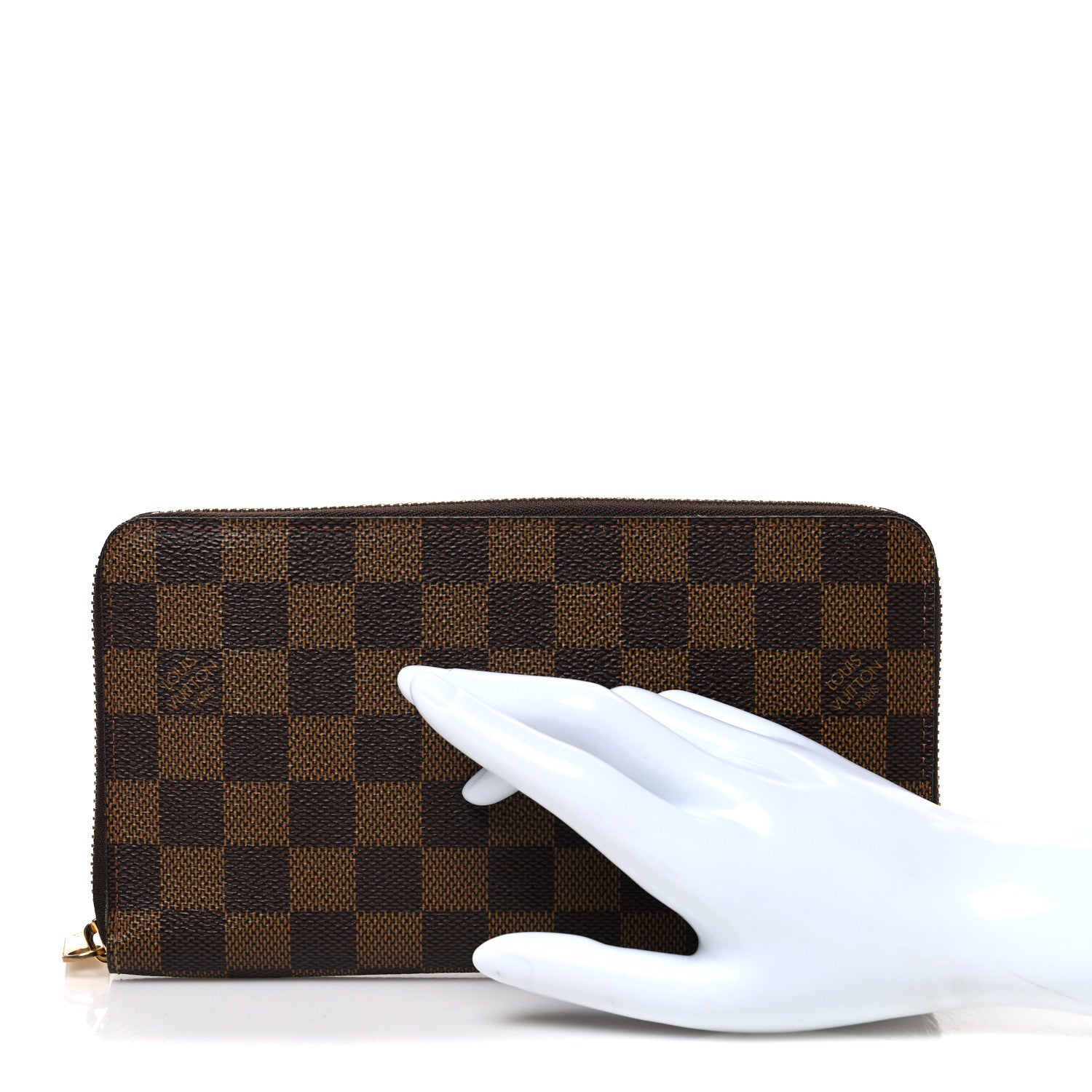 Louis Vuitton Damier Ebene Zippy Organizer Wallet 2 of 8