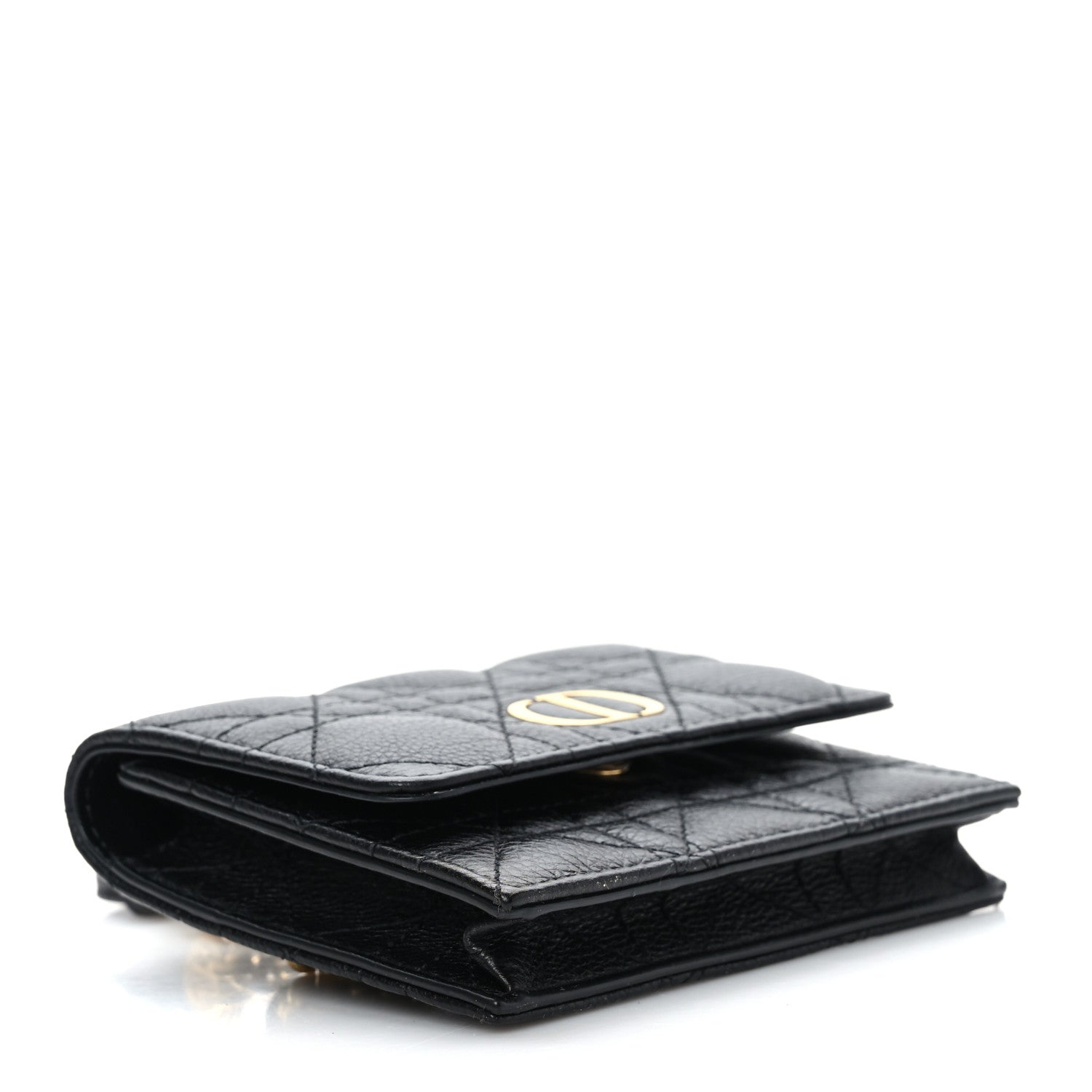 Christian Dior Calfskin Cannage Mini Caro Belt Pouch Black 4 of 9