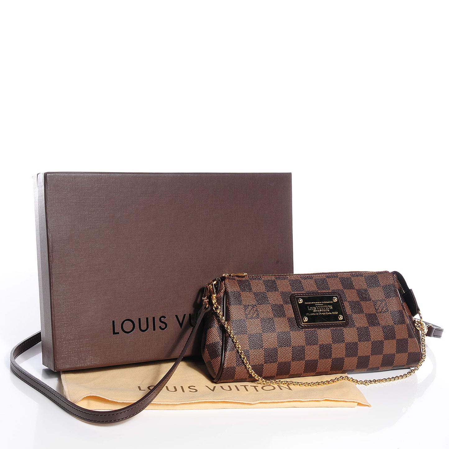 Damier Ebene Eva Clutch