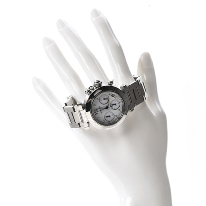 Cartier Stainless Steel 35mm Pasha C Chronograph Automatic Watch 2 of 9
