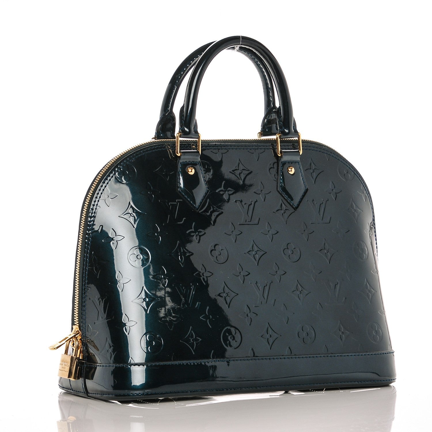 Louis Vuitton Vernis Alma PM Blue Nuit 3 of 9