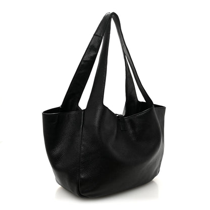 Saint Laurent Grained Deerskin Bea Tote Black 3 of 10