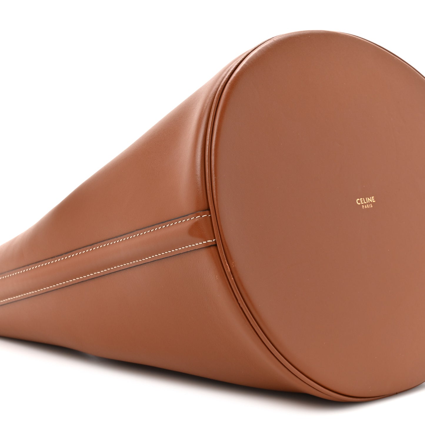 Smooth Calfskin Bucket 16 Bag Tan