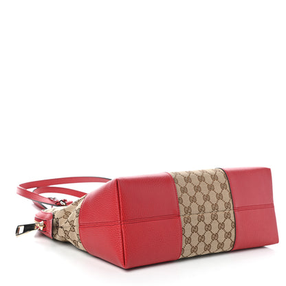 Gucci Monogram Medium Bree Shoulder Bag Red 4 of 9