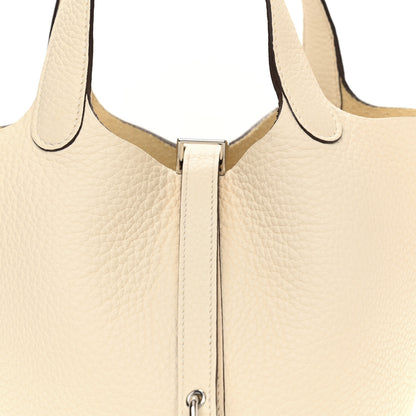 Hermes Taurillon Clemence Picotin Lock 18 PM Nata 8 of 11
