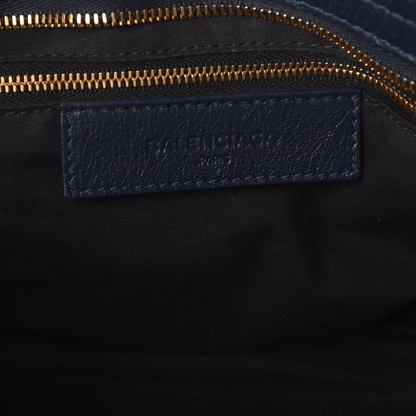 Agneau Giant 12 Gold Hardware City Bleu Obscur