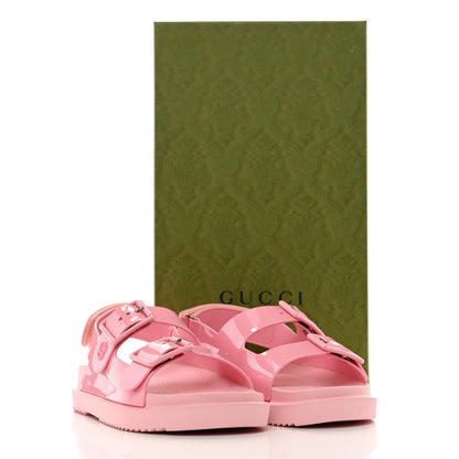 Gucci Rubber Mini Double G Womens Isla Dad Sandals 36 Wild Rose 8 of 8