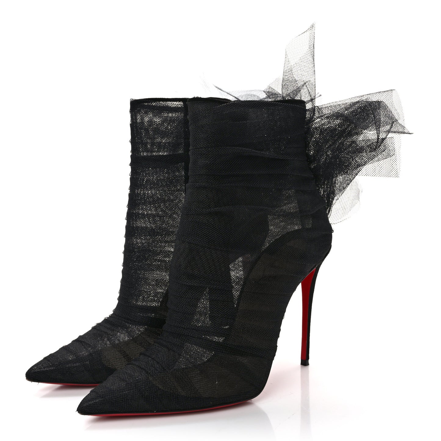 Tulle Nappa Libellibooty 100 Ankle Boots 39 Black