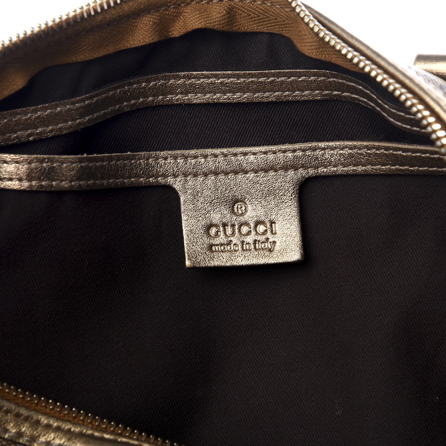 Gucci Crystal Monogram Medium Joy Boston Bronze 7 of 9