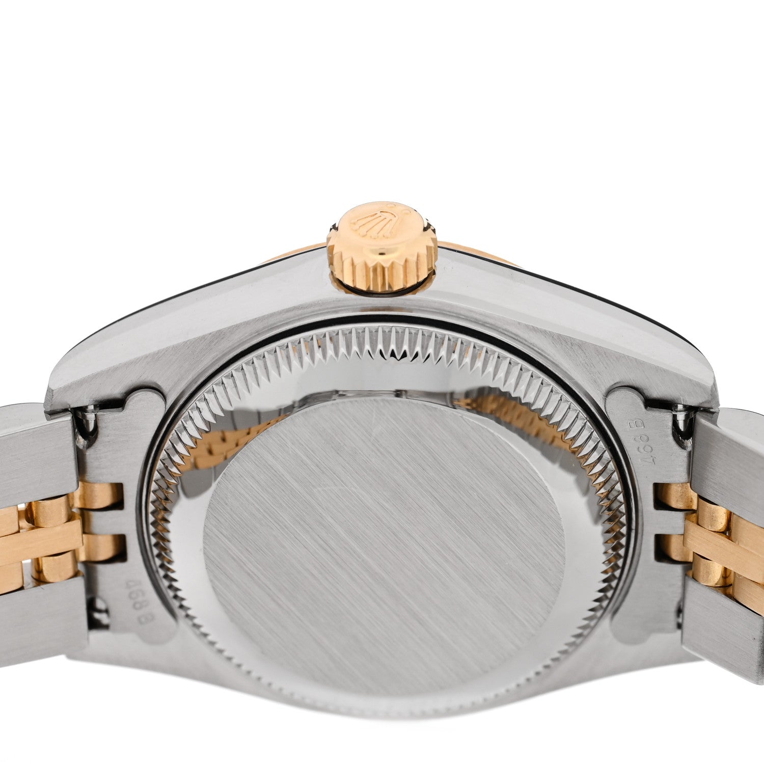 Rolex Stainless Steel 18K Yellow Gold Diamond 26mm Oyster Perpetual Datejust Watch Silver Jubilee 79173 4 of 5