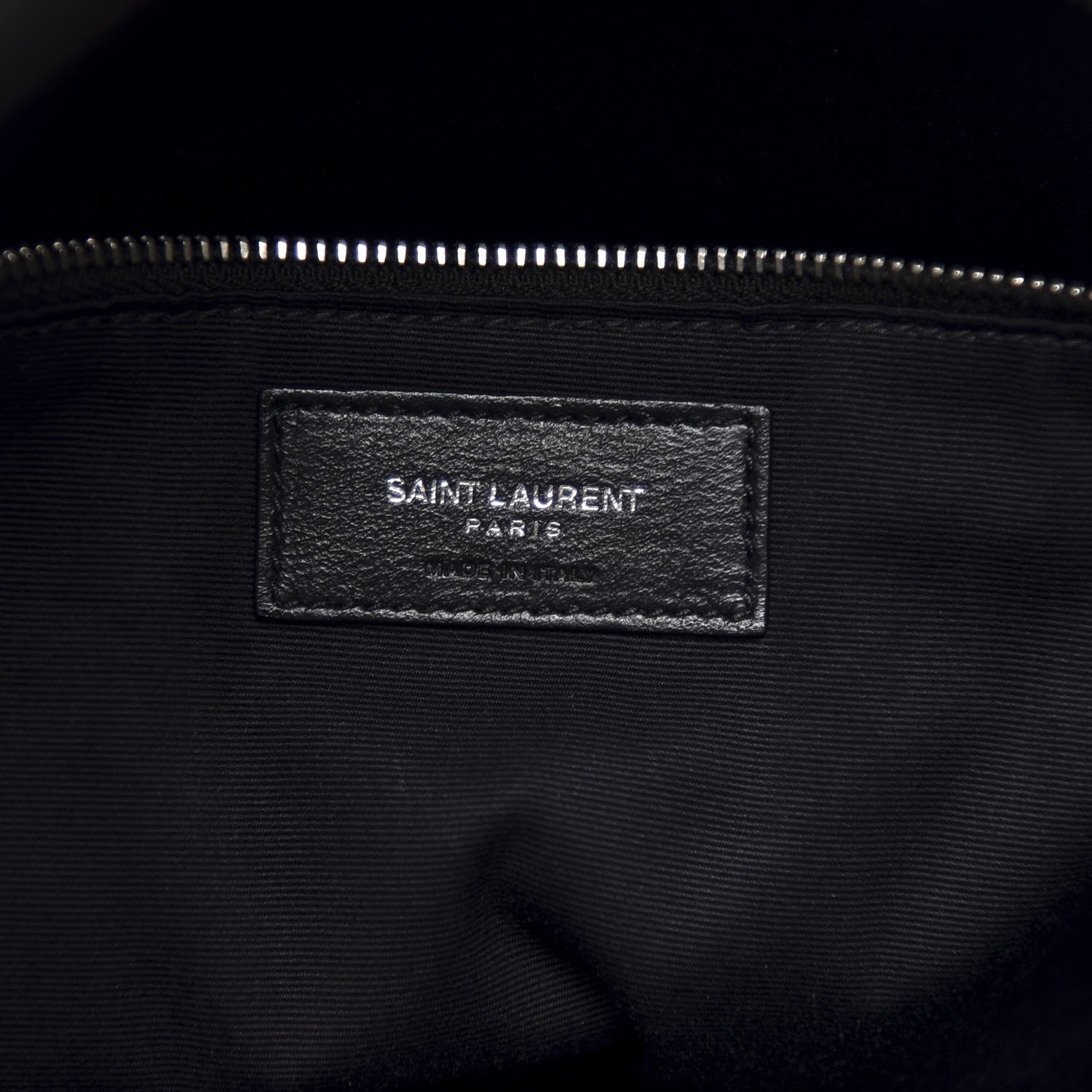 Saint Laurent Lambskin Quilted Medium Loulou Puffer Monogram Chain Satchel Concrete 9 of 13