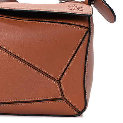Loewe Calfskin Small Puzzle Bag Tan 8 of 10