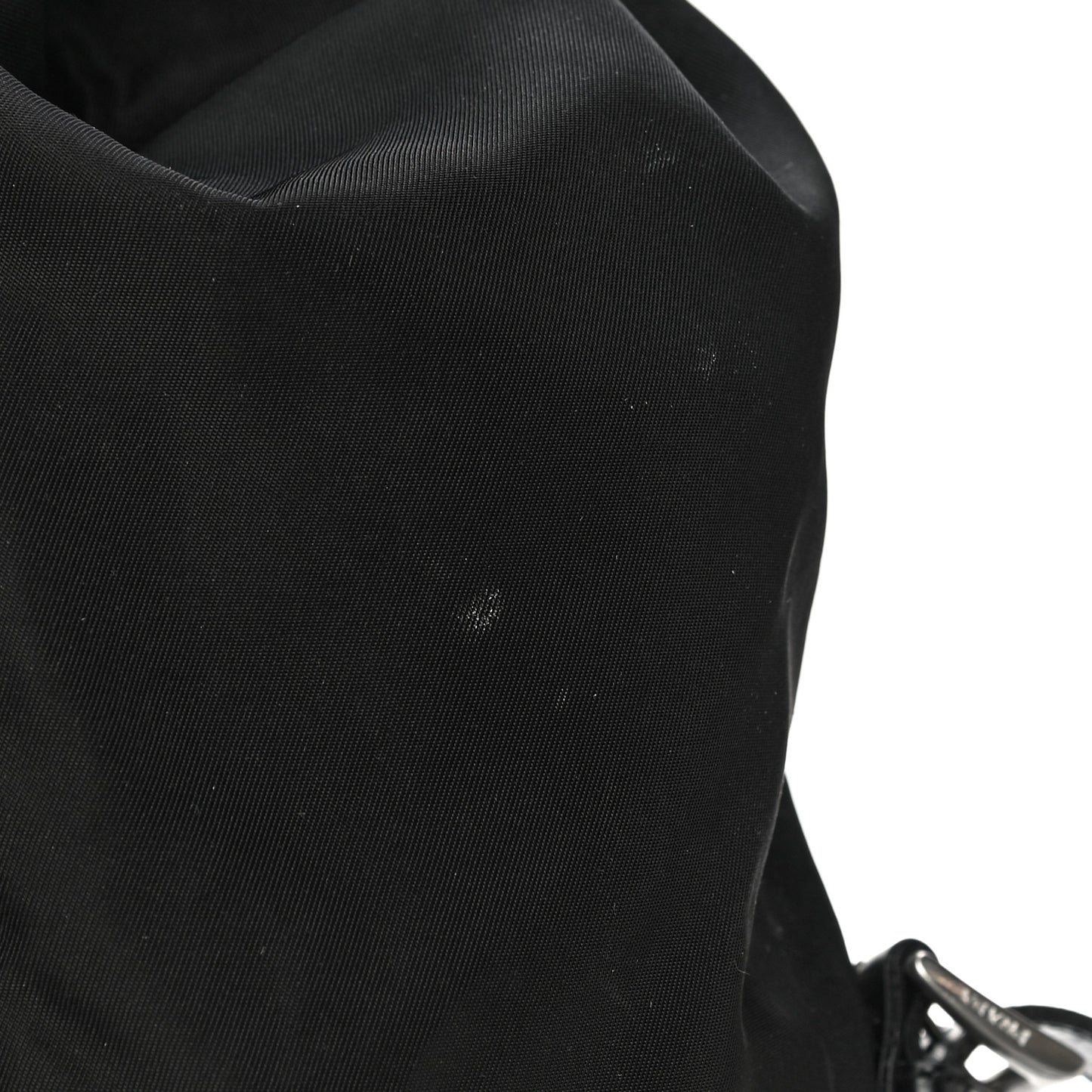 Nylon Vela Mini Cinch Backpack Black