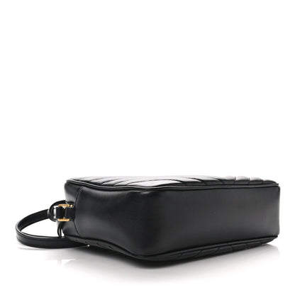 Saint Laurent SAINT LAURENT Calfskin Matelasse Monogram Lou Camera Bag Black 4 of 9
