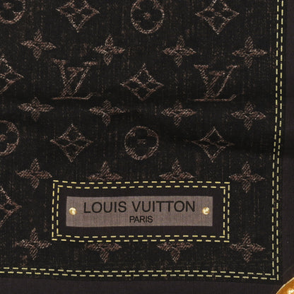Louis Vuitton Cotton Denim Monogram Scarf Ebene 2 of 3