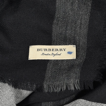 Burberry Cashmere London Check Lightweight Square Scarf Grey 3 of 5