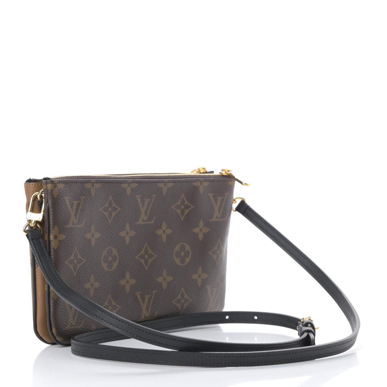 Louis Vuitton Reverse Monogram Giant Double Zip Pochette 3 of 13