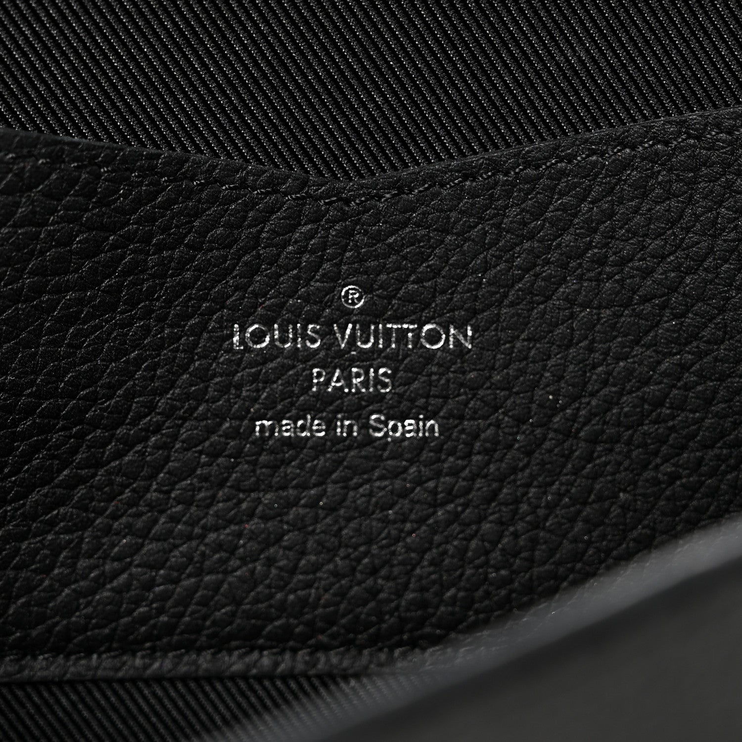 Louis Vuitton Calfskin Lockme II Wallet Black 6 of 7