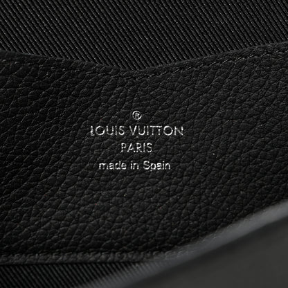 Louis Vuitton Calfskin Lockme II Wallet Black 6 of 7