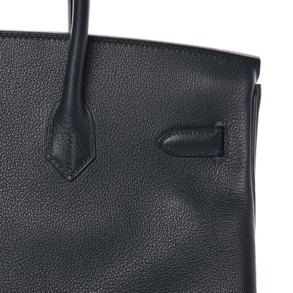 Hermes Taurillon Novillo Birkin 35 Vert Cypress 34 of 37