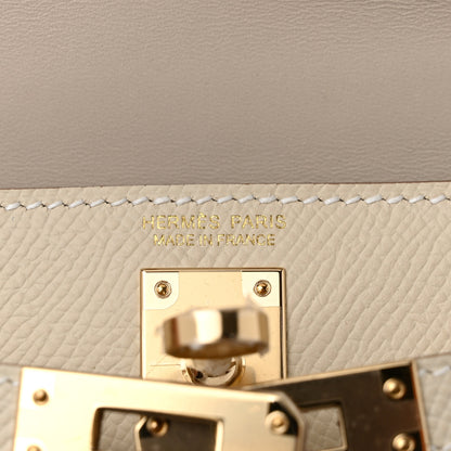 Hermes Epsom Mini Kelly Sellier 20 Craie 6 of 11