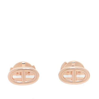 Hermes 18K Rose Gold TPM Farandole Stud Earrings 1 of 5